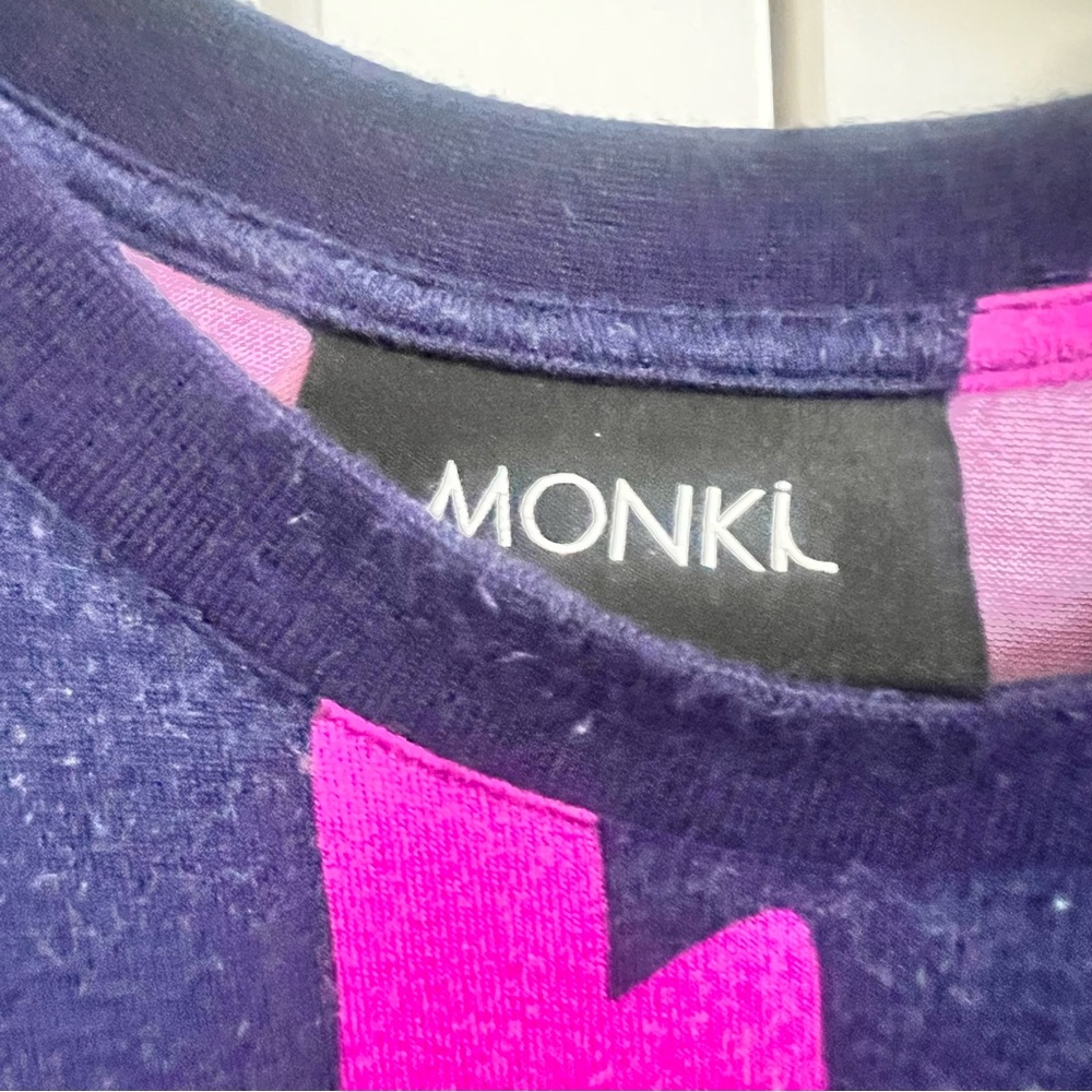 Asos Monki Scandi Short Sleeve Dress Medium Tunic Scandinavian Design View 6